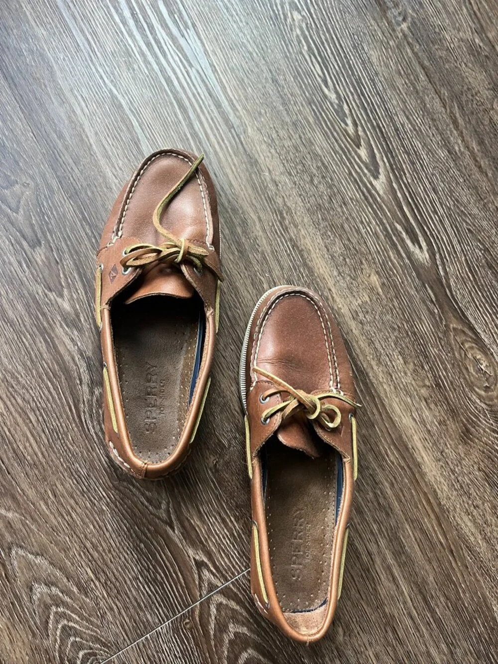 Sperry's Mens Boat Shoe Brown Colorway Size 10 Good Condition